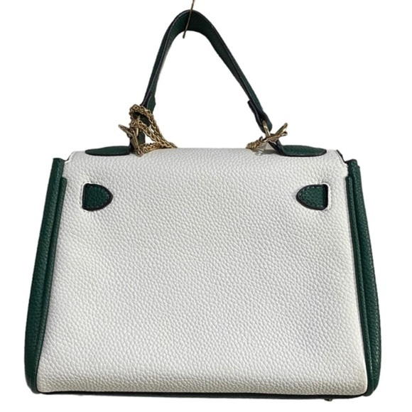 Genuine Leather Purse With Chain Strap - Picture 4 of 13